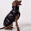 S-2XL Large Dog Winter Thick Down Coat High Collar Warm Windproof Adjustable Pet Clothes 2 Legged Padded Dog Jacket Vest