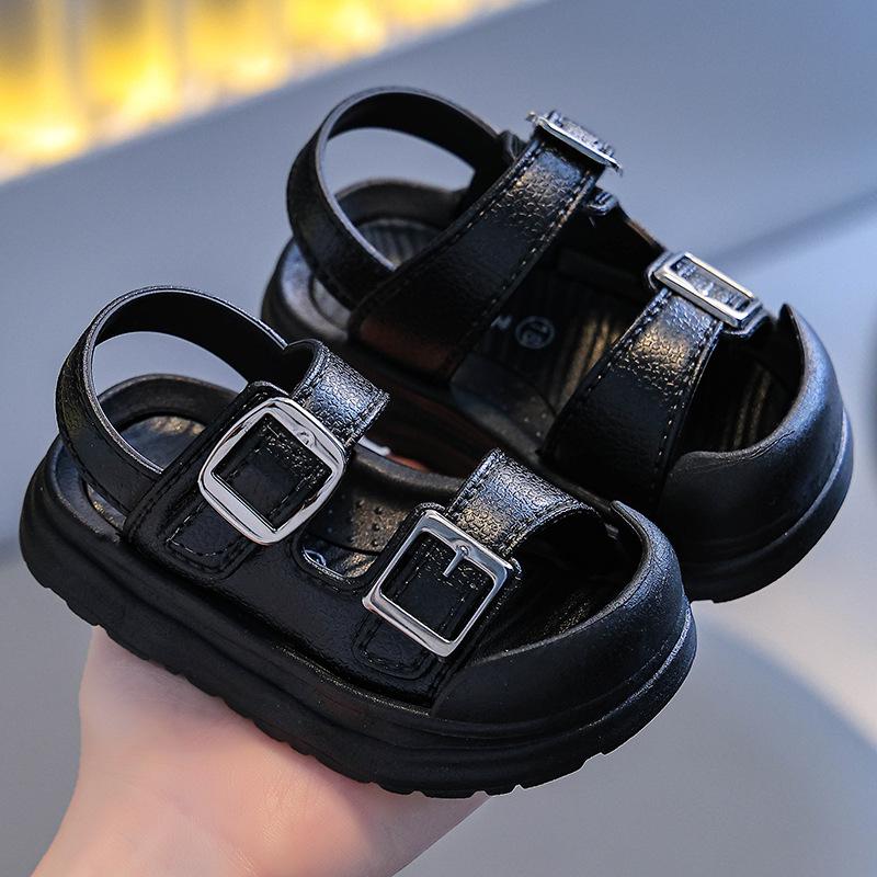 Children's Sandals Summer Boys All Go with The Outside Wear Fashion Non-slip Kids Anti-collision Girls Baby Beach Sports Sandals