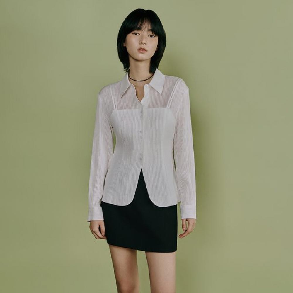 

Bustier Attached Blouse As1wb268 BK (black)/FF