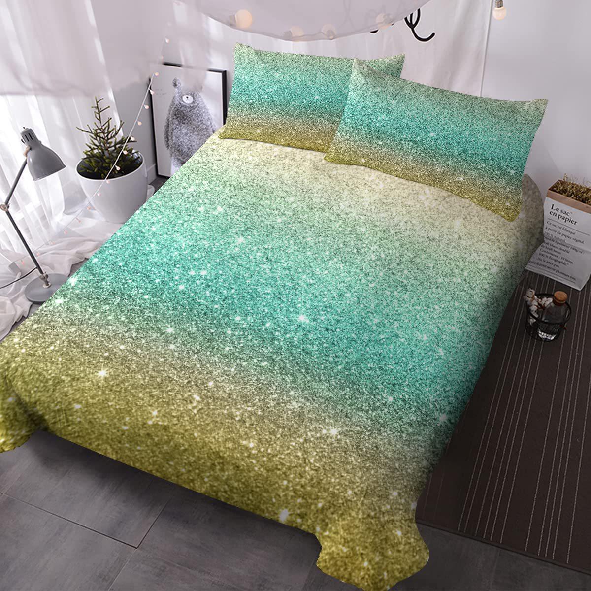 

Цветное мраморное постельное белье, трехпредметный пододеяльник EU single 135*200