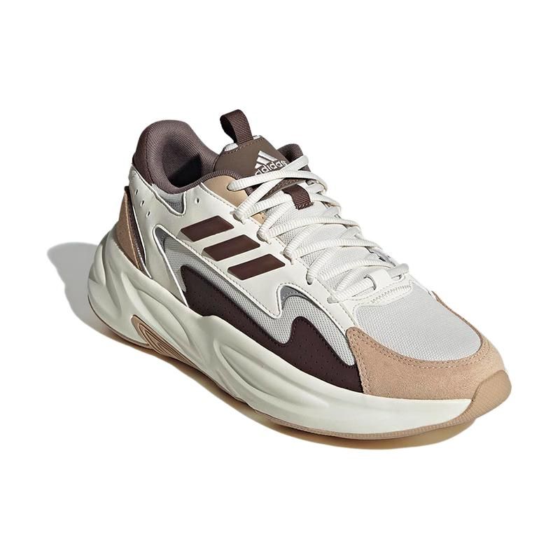 Adidas Ozwave Mesh Comfortable Versatile Mid-Top Dad Shoes Unisex Sneakers Brown IE6059