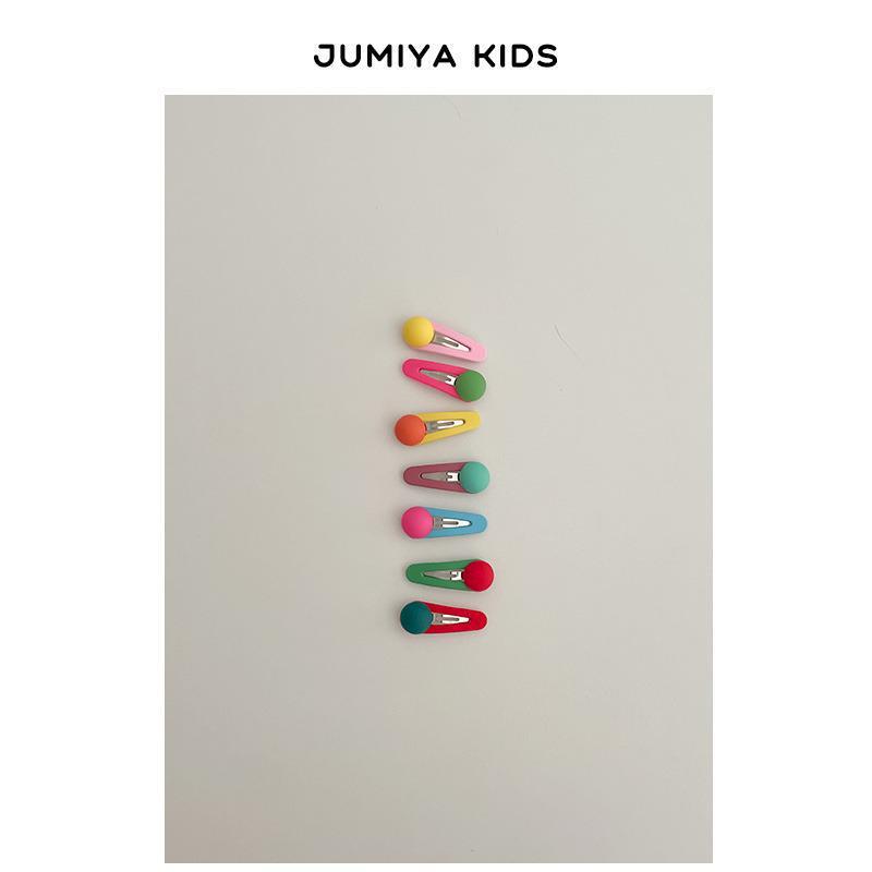 Colorful Bean Kids Hair Clip - Gentle BB Clip for Girls, Tames Flyaways and Side Bangs Without Hurting Hair