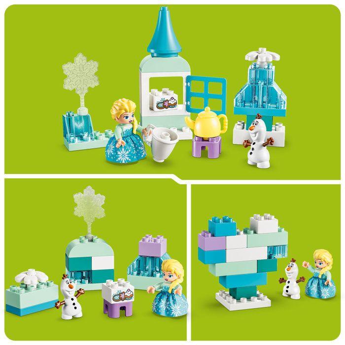 LEGO DUPLO | Disney 10462 Boîte Créative La Reine des Neiges avec Elsa et Olaf - Motricité