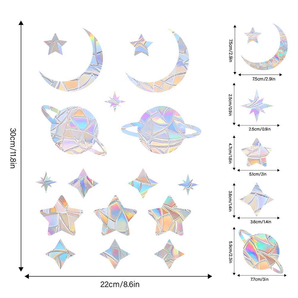 Aike Sun Prism Rainbow Butterfly Window Glass Sticker