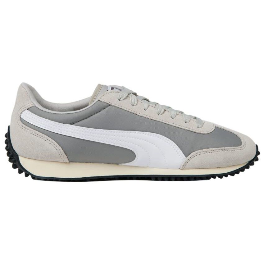Puma Whirlwind Classic Comfortable Versatile Slip Resistant Durable Low Top Lifestyle Casual Shoes Unisex Sneaker Gray White 374849-08