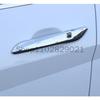 Glossy Black Carbon Fiber Chrome Car Door Handle Cover Decor Sticker Styling Accessories For Hyundai Sonata -