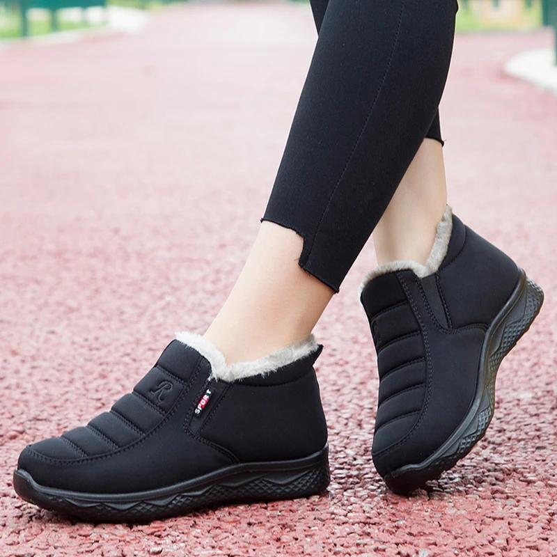Winter Herrenschuhe Mode Warme Herren Schneestiefel Wandersneaker Winter Bequeme Stiefel für Herren Stiefeletten Unisex Arbeitschuhe