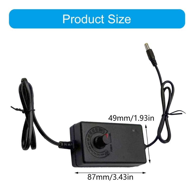 Adjustable Speed Regulator for Power Tool 3-24V Input 2A Current Knob Control Regulation Controller Switches