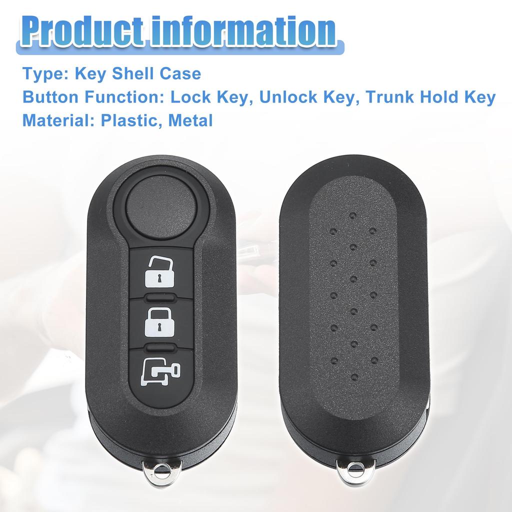 ACROPIX 1 Stück 3-Knopf Keyless Entry Fernbedienung Schlüsselanhänger Schale Gehäuse Abdeckung für