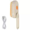 New Cat Dog Pet Spray Massage Brush One Button Steam Spray Folding Rotatable Floating Hair Bath Hair Removal Brush Comb