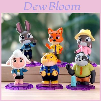 Zootopia Pvc Animal Characters Figures Set With Articulated Joints For Collectors And Kids