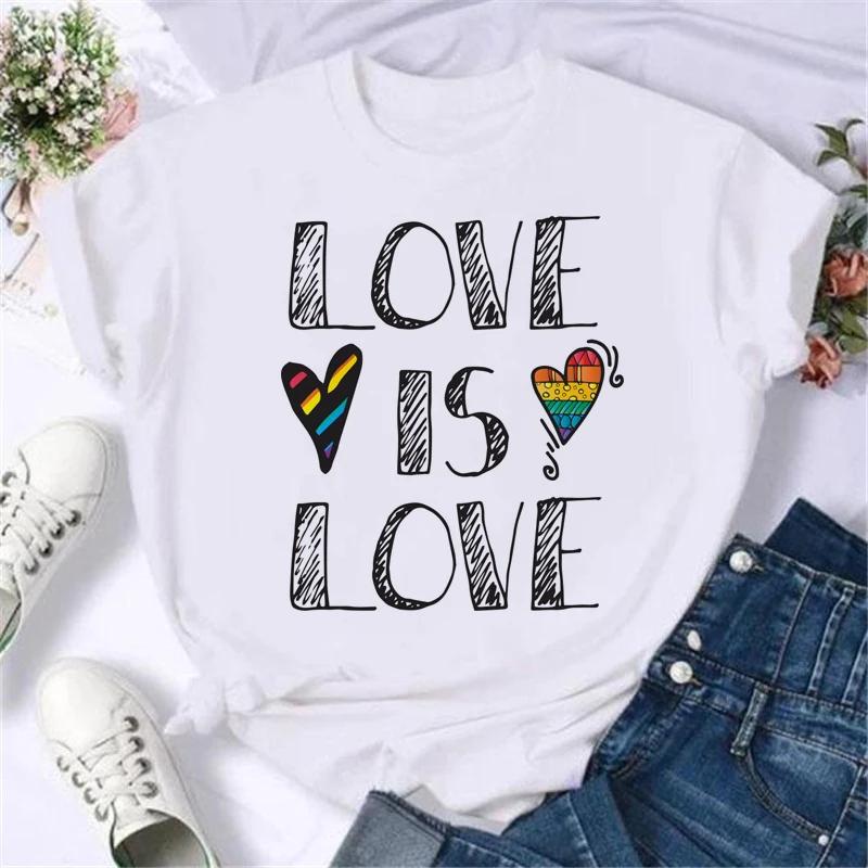 Summer New Fashion Graphic Print Lgbt T Shirts Women Funny Tshirts Casual Short Sleeves Tops Tees Female Unsiex Clothes