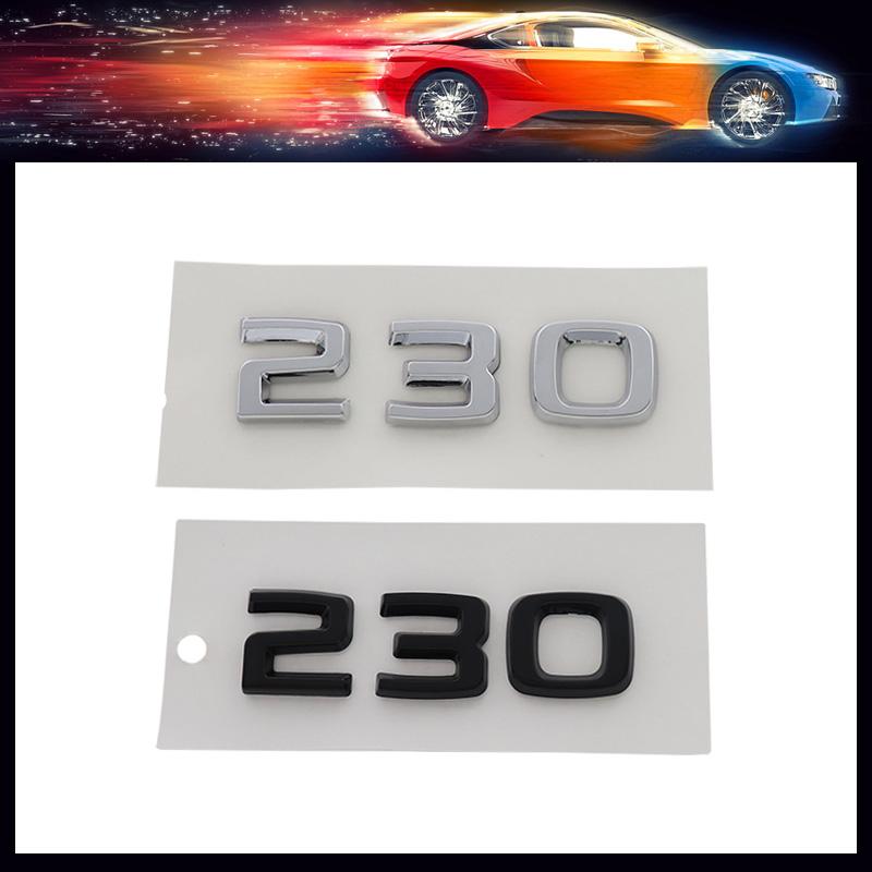 3D Premium 230 Letters for car Fender trunk Rear Bonnet Decal Emblem Badge Sticker
