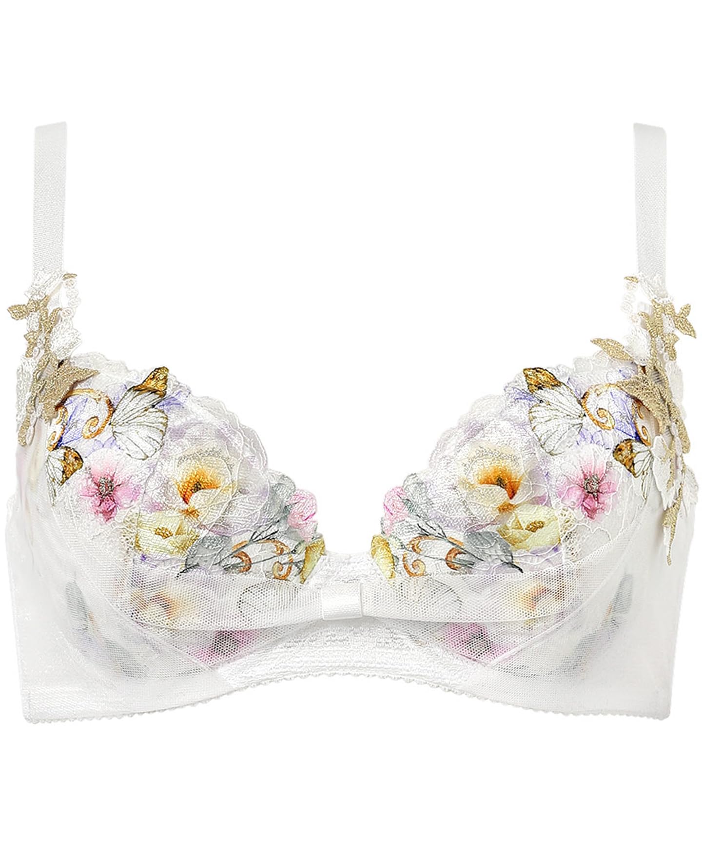 

Бюстгальтер Wacoal Ribbon с элегантным высоким боком для похудения, сохраняющий ложбинку даже при размерах до G+. D70 Бока, Силуэт, Движение, Чашка,