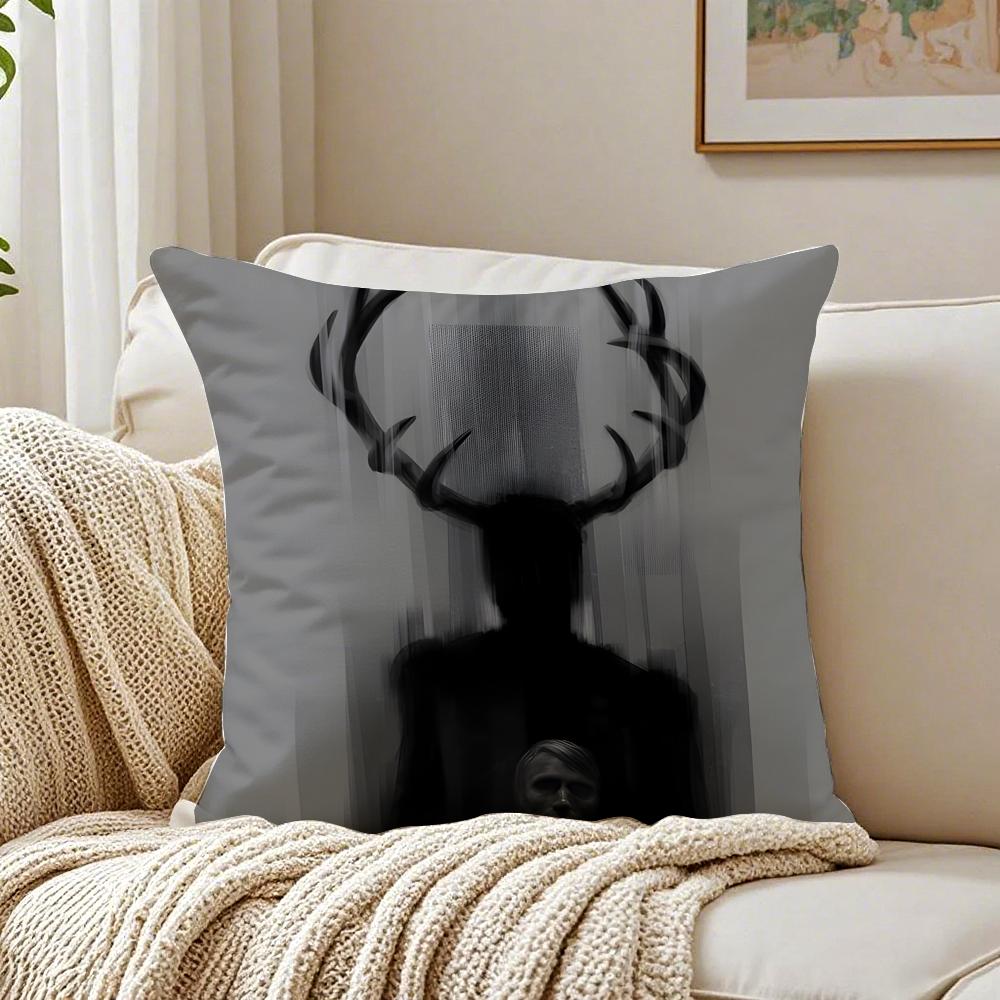 TV Thriller HHannibal Cushion Cover Pillowcase Antidustmite Living Room Sofa Decor Cushion Room