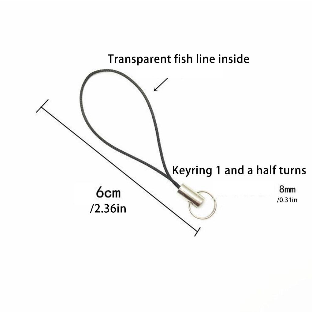 10pcs Anti-Lost Mobile Phone Lanyard Cords DIY Smartphone Ring Bracket Rope Strings for Wrist Strap Bag Accessories