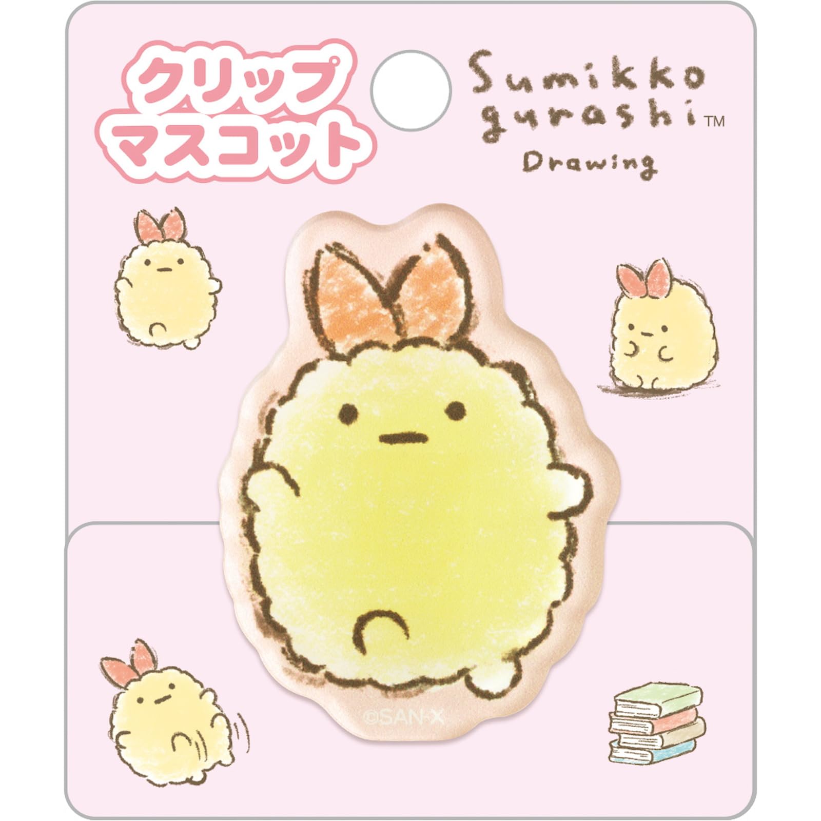 Sumikkogurashi Clip Fried Shrimp H85 x W70mm San-X Mascot, Tail, FT74904,