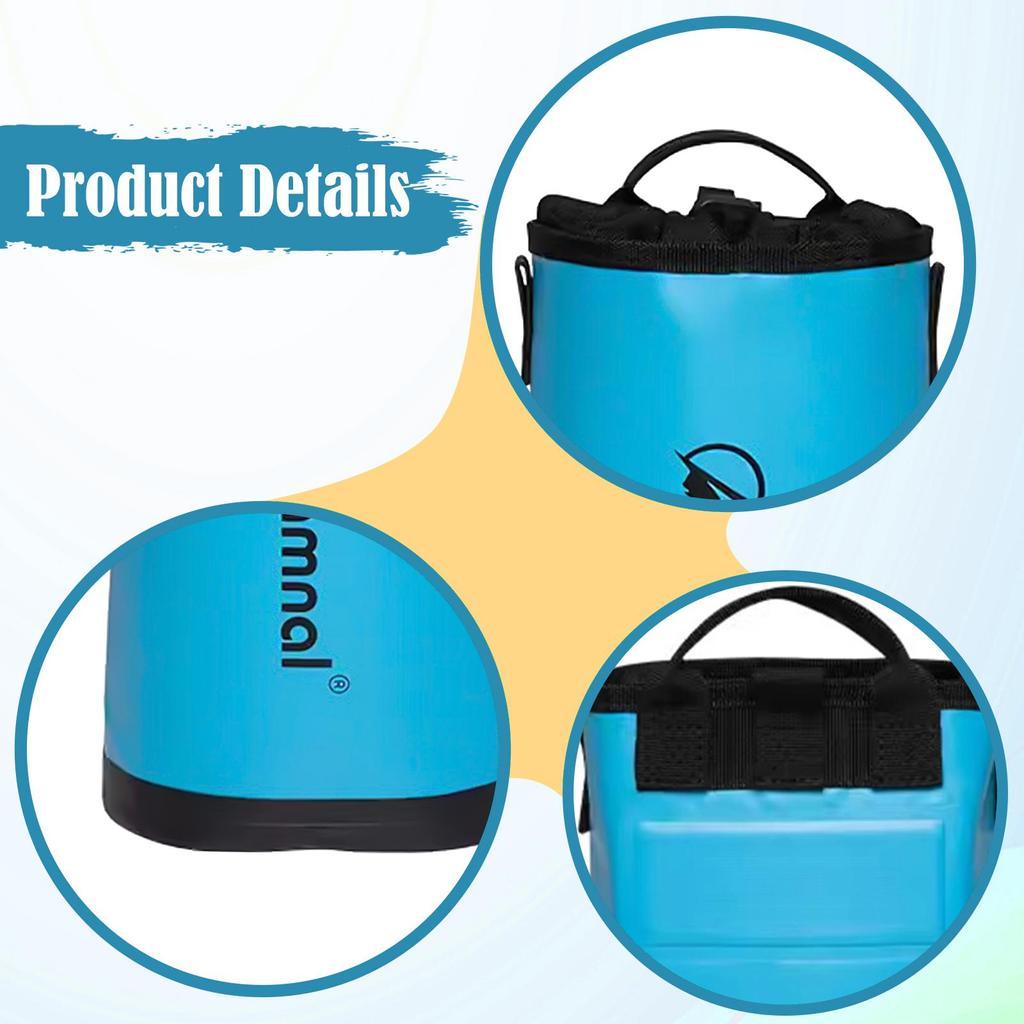 Tree Climbing Rope Bag Bucket Style Waterproof Multipurpose Portable 5L Rock Climbing Gear Tool Pouch Arborist Rope Storage Bag