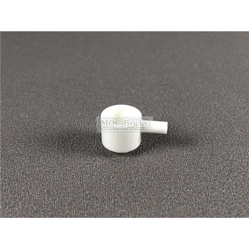 

MOC Small Particles Building Block Parts Kitchenware Supplies Collection Brocade Pots, Bowls, Pots and Pans Cooking Utensils Home Toys 1 soup pot White