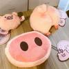 Cartoon Kawaii Mini Pig Nose Wallet Cute Lovely Pig Butt Plush Coin Purse Women Bag Pendant Keychain Accessories