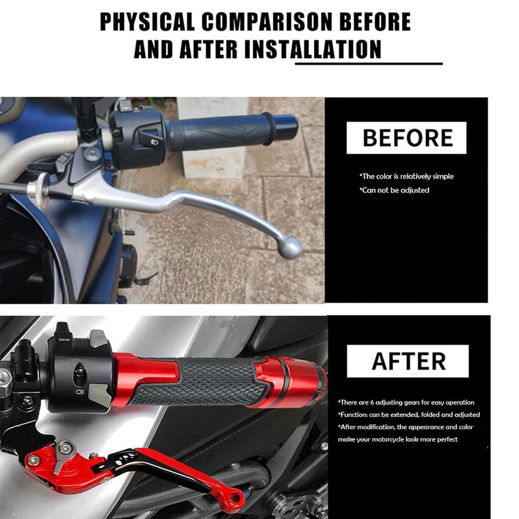 DOMOPAY FOR CBR250RR Cbr250rr (2015-2022 2023 2024) Adjustable Brake Clutch Lever, 7/8 Inch, 22