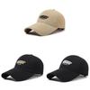 Forbid Embroidery Letter Duckbill Baseball Hat Uv Protection Outdoor Breathable