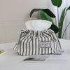 Korean Style Drawstring Tissue Bag Exquisite Tissue Storage Box Car Napkin Box  Table Organization