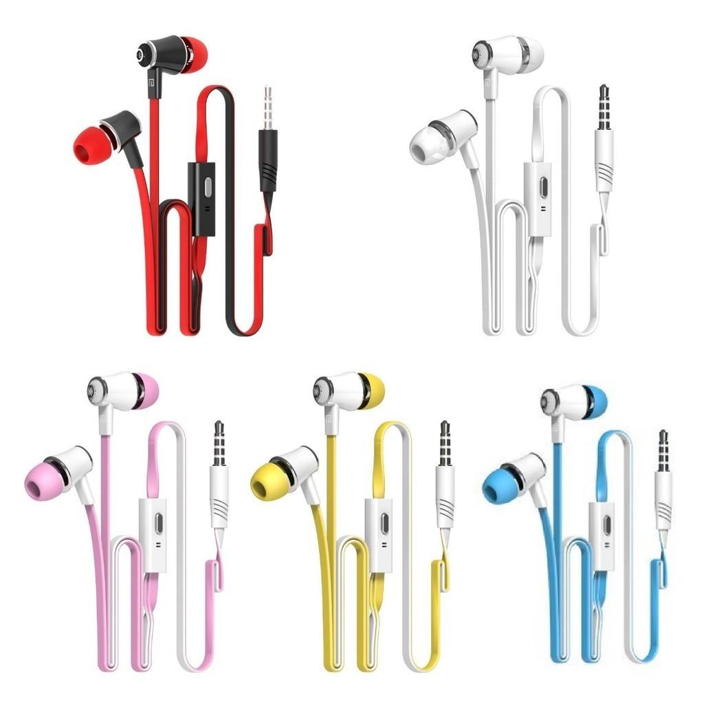 Colorful Stereo In-ear Earphones With Mic For Android And Pc By Lansiton Jm21