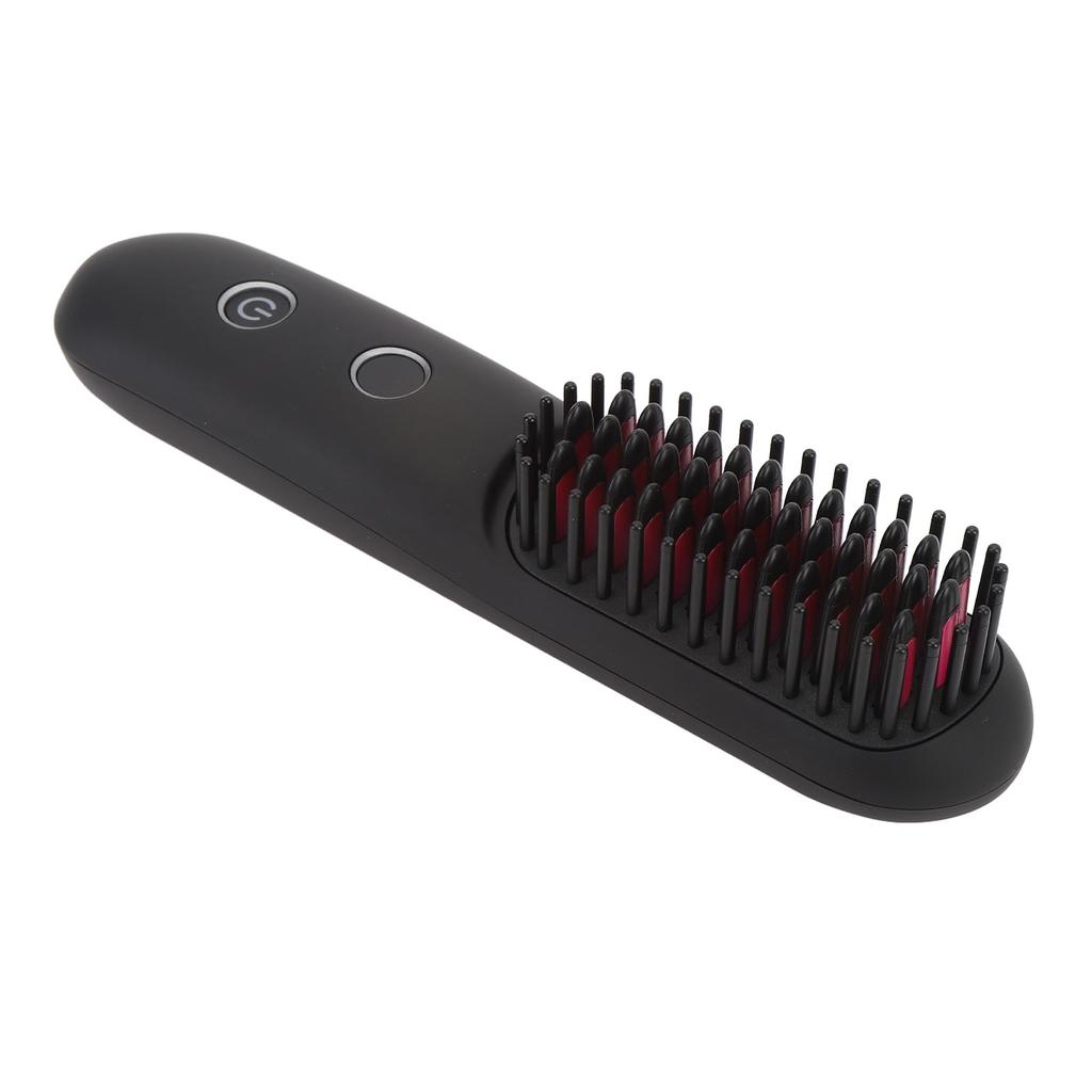 Cordless Hair Straightening Brush 3 Temperature Settings 20s Fast Heating Type C Fast Charging Hair