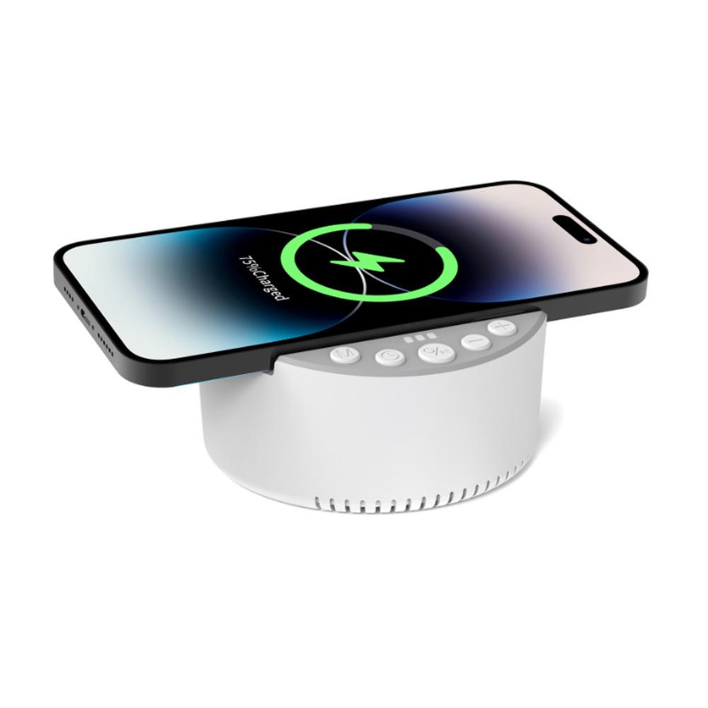 Smart Hypnosis Bluetooth Speaker with Wireless Charging and White Noise Sleep Aid