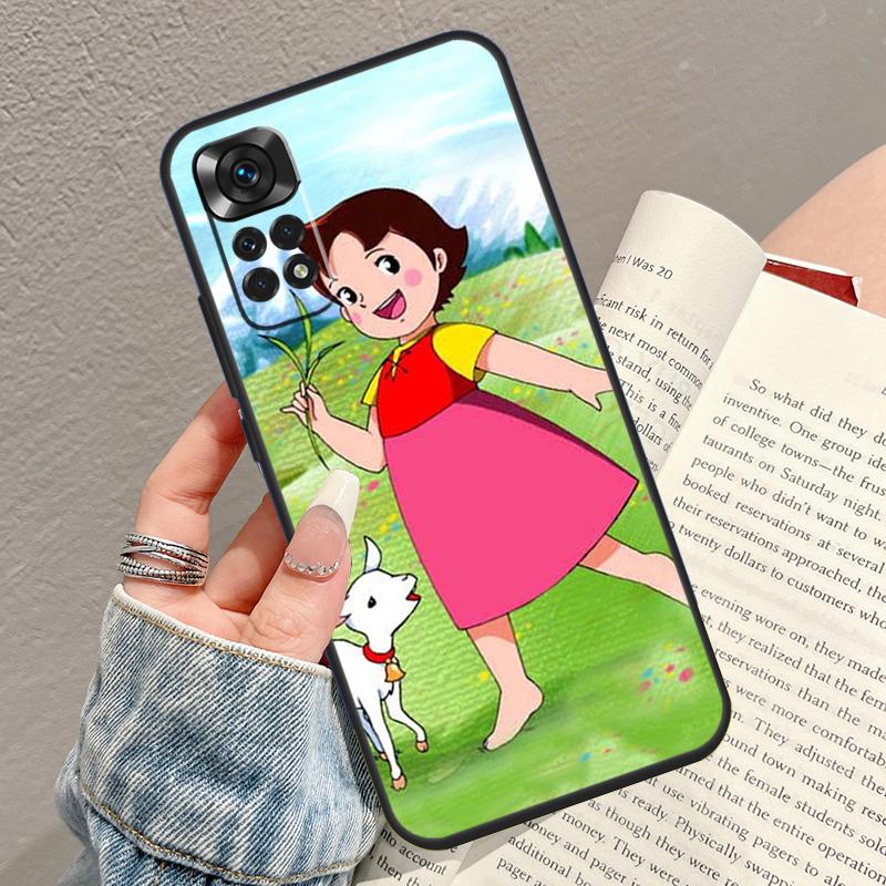 

Heidi Cartoon Case For Xiaomi Redmi Note 8 9 10 11 12 Pro Plus Turbo 11S 10S 12S Redmi 9C 10C 12C Coque Redmi Note 10S