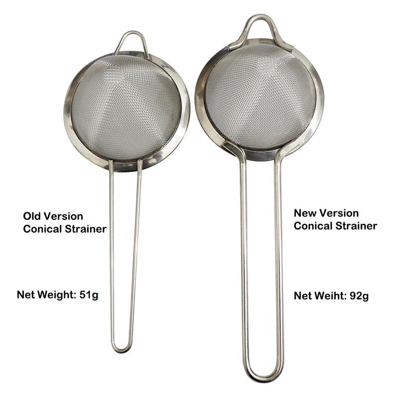 Fine Mesh Cocktail Strainer, Conical Mesh Strainer ,Stainless