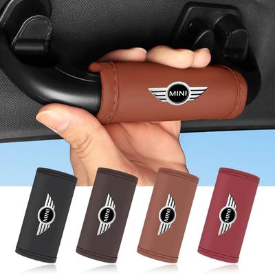 Leather Car Roof Handle Anti-Scratch Protector Mat Accessories For Cooper Fridge One F56 R56 R57 R58 R59 R60 JCW Countryman Clubman