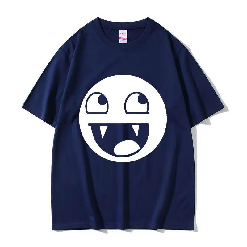 Epic Face Domo Kun Lustige Meme T-Shirts Herren Damen Sommer O-Ausschnitt Mode Hohe Qualität T-Shirt Lässig 100% Baumwolle Übergroßes T-Shirt