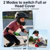 Kids Full Face Bike Helmet 2-in-1 Detachable Lightweight for Cycling Skateboard Scooter, Adjustable MTB BMX Helmet for Boys Girls Ages 4-10