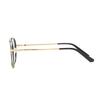 Doppelbalken Metall Polygon Finish Myopie Brille Damen Herren Literarischer Student Korrekturbrille Dioptrie 0 -0,5 -1,0 Bis -6,0
