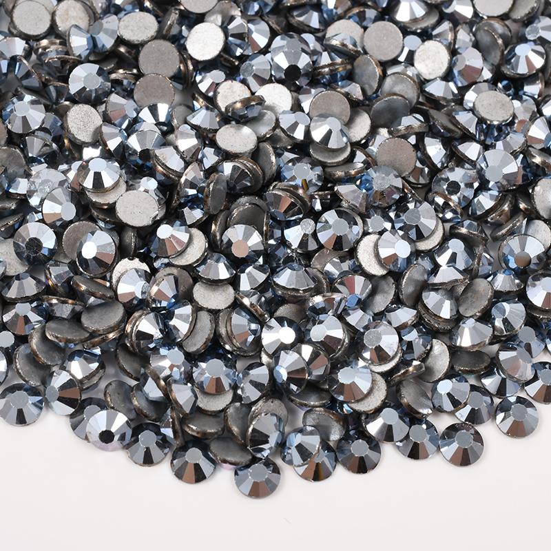 New Misty Rose Colors Glass Rhinestones SS6-SS30 Non Hotfix Crystals Flatback Crystal Rhinestones for Nail Art DIY