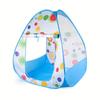 Kids Cartoon Polka Dot Play Tent, Foldable Indoor Play Ball Pit Tent for Toddlers