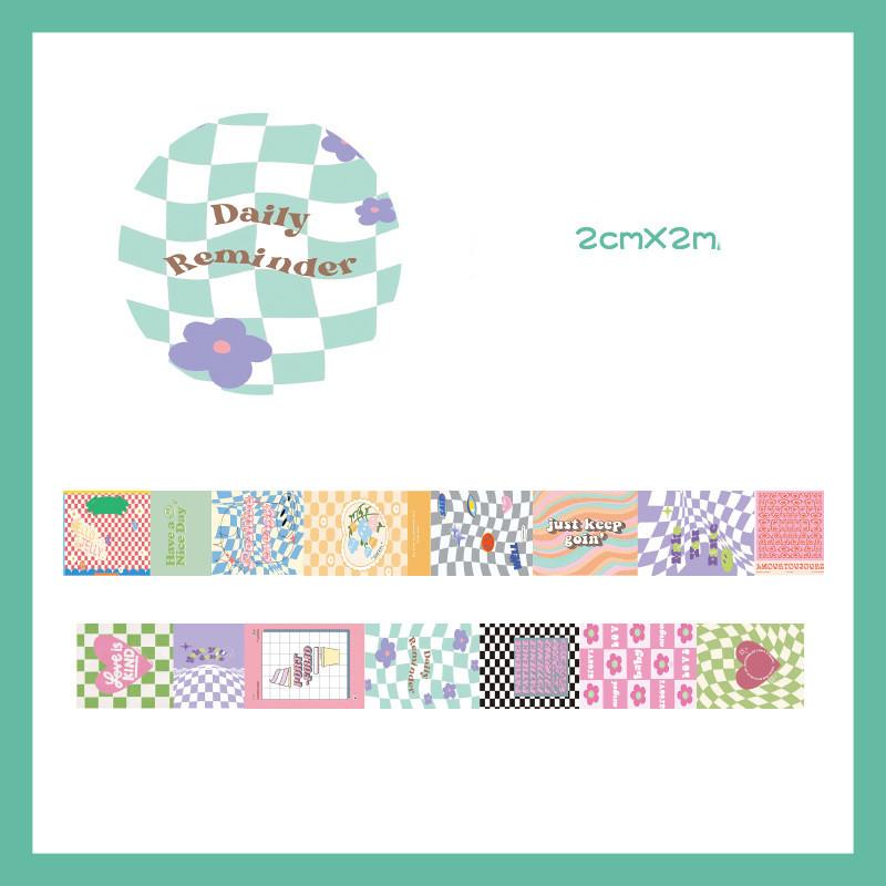 Beautiful Wash Tape Flower Plant Japanese Masking Adhesive Tape Decors Scrap Booking Sticker Label