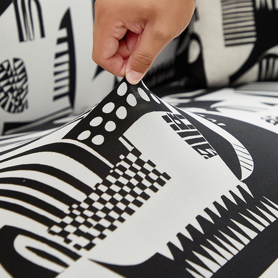 New Fashion Style Cheers Elastic Sofa Cover with Armrest Dust-Proof Slipcover Easy Install & Remove Couch Bench Cover Protection