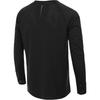 Adidas Soft Comfortable Skin-Friendly Versatile Long Sleeve T-Shirt Unisex Tops Black JY6985