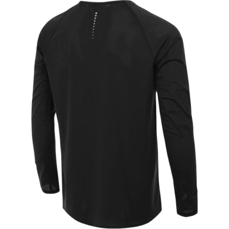 Adidas Soft Comfortable Skin-Friendly Versatile Long Sleeve T-Shirt Unisex Tops Black JY6985