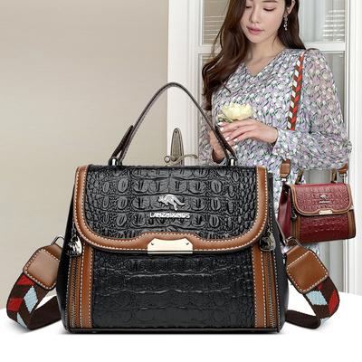 Modische Damentasche Herbst und Winter Neue Damenhandtasche Krokodilmuster Hochwertige Damen-Umhängetasche