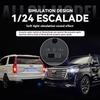 1/24 Scale Cadillac Escalade SUV Alloy Diecast Model Pull Back Toy Gift For Friends Collection Of Hobby Decorative Fine Present