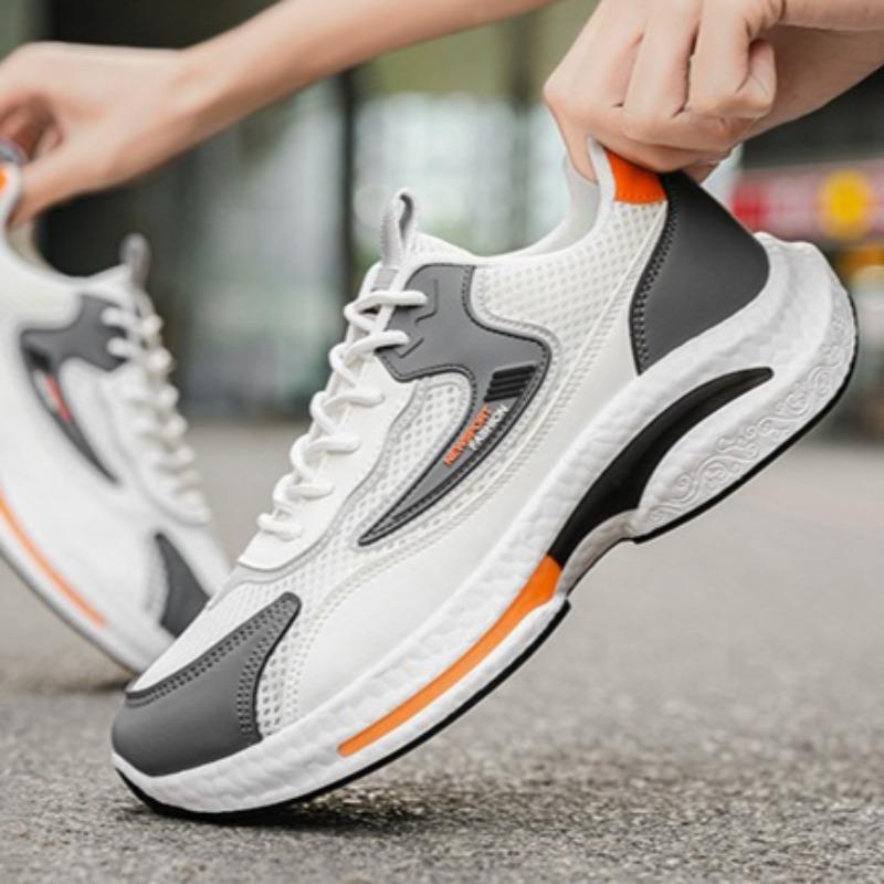 Fashion Fashion Men's Sneakers 2025Summer New Breathable Casual Shoes Outdoor Training Shoes Lace Up Sport Running Shoes Tenis Masculino