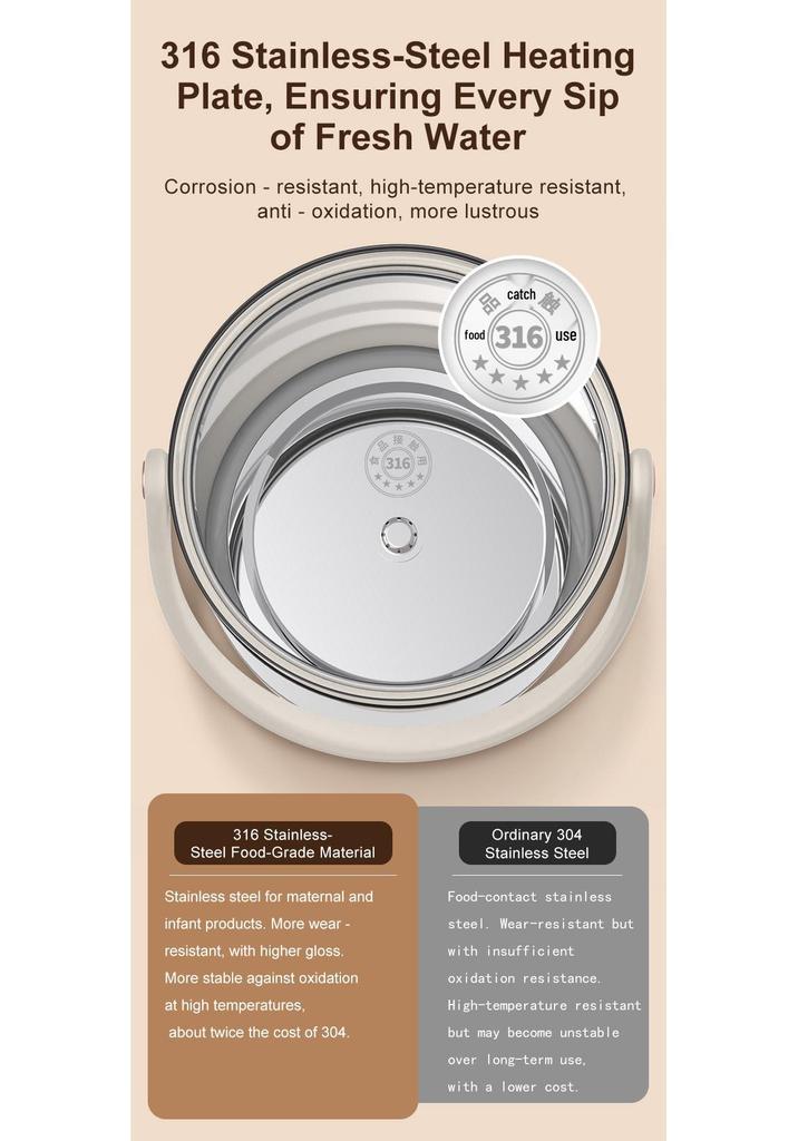Smart Automatic Formula Dispenser: Large Capacity, Consistent Temperature Kettle for Home & Baby
