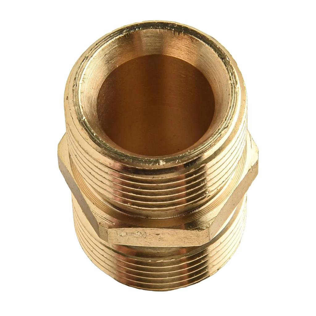 Brass Male To Male Pressure Washer Hose Adapter M22 Connector for Connecting New Types of High Pressure Washers