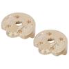 2pcs Brass Heavy Weight Outer Portal Drive Housing Fit for Axial Capra AXI232006 RC Car