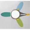 Modern Children's Room Ceiling Fan Lamp Chandelier Bedroom Ceiling Fan Creative Aircraft Fan Light Study Girl Boy Kids' Room