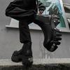 3639 Catwalk Bulldozer Martin Boots Thick Sole Heightening Fashion Short Boots Metal Rivet Couple Locomotive Boots